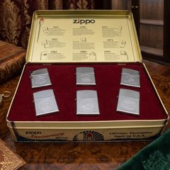 Set Zippo 1996 Kỷ Niệm 60 Năm Thành Lập (1932-1992)  Collector's Edition Vintage Series Full Box C90