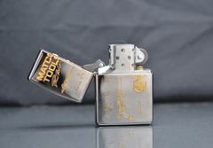 Zippo 1996 Mạ Vàng Gold Plated – Chủ Đề Matco Tools – Đời XII La Mã Hiếm C91