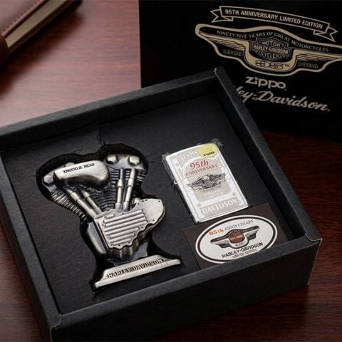 Zippo Kỉ Niệm 95 năm 1903-1998  Harley Davidson  C168