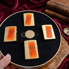 Set 4 Bật Lửa Zippo 1994 Kỷ Niệm 50 Năm D-Day Normandy (1944-1994) – Bộ Tứ Tướng Lĩnh Đồng Minh C99