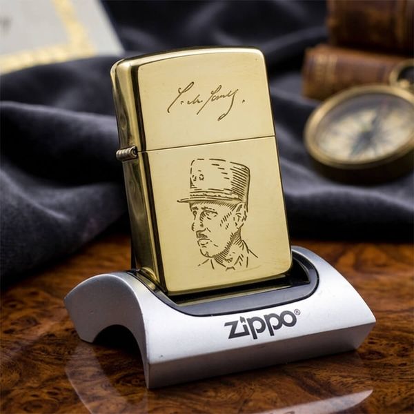 Set 4 Bật Lửa Zippo 1994 Kỷ Niệm 50 Năm D-Day Normandy (1944-1994) – Bộ Tứ Tướng Lĩnh Đồng Minh C99