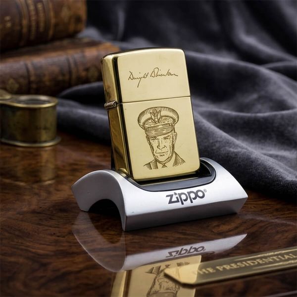 Set 4 Bật Lửa Zippo 1994 Kỷ Niệm 50 Năm D-Day Normandy (1944-1994) – Bộ Tứ Tướng Lĩnh Đồng Minh C99
