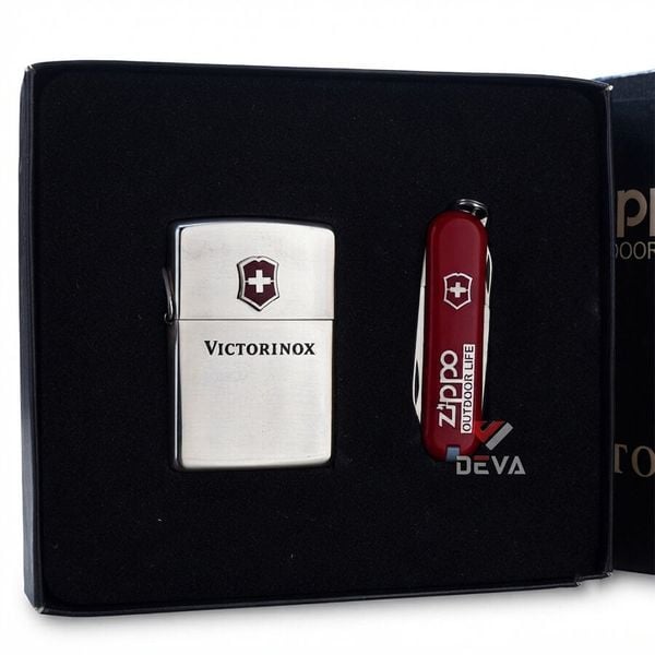 SET Zippo 1996 Victorinox kèm bộ dụng cụ đa năng C116