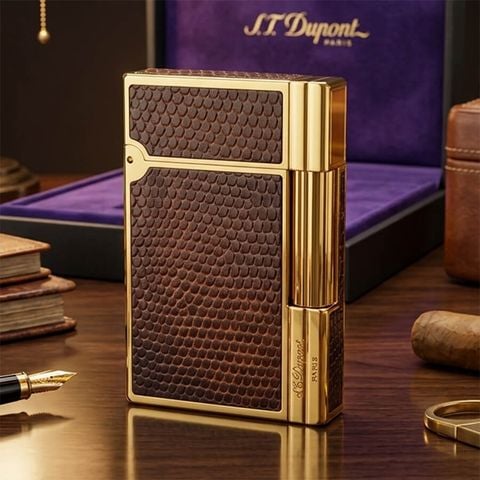 Bật lửa Dupont gatsby bọc đà điểu DPH59