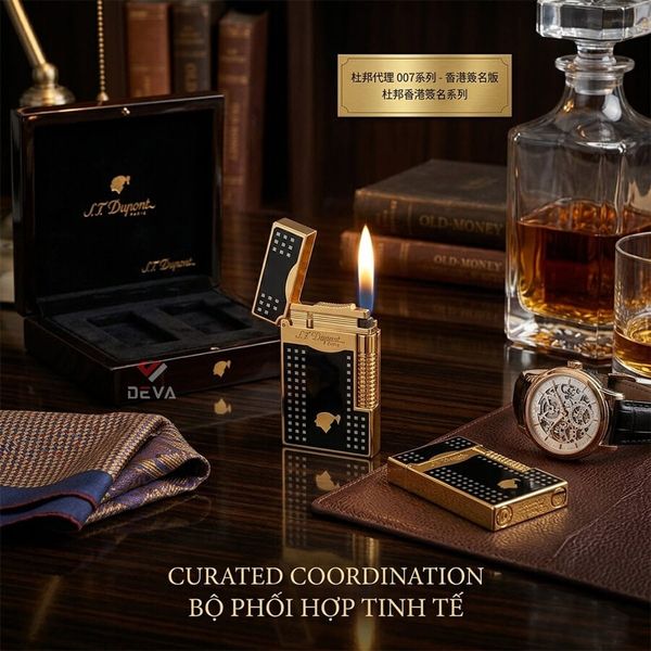 Dupont Cao Cấp Sơn Đen Chủ Đề Thương Hiệu Cohiba D100