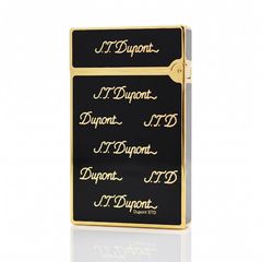 Dupont Hồng Kông Sơn Mài Viền Nhỏ Họa Tiết Dòng Chữ ST Dupont D40