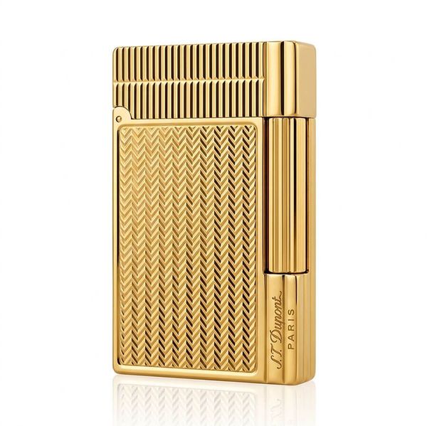 Dupont Hồng Kông Vân Sóng Nổi Kẻ Sọc Dọc Viền D149