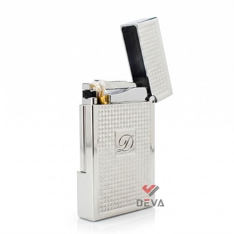 Dupont Xăng Đá Hoạ Tiết Vân Kim Cương Nổi Logo Chữ D D136-DX