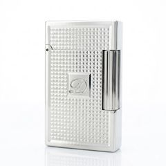 Dupont Xăng Đá Hoạ Tiết Vân Kim Cương Nổi Logo Chữ D D136-DX