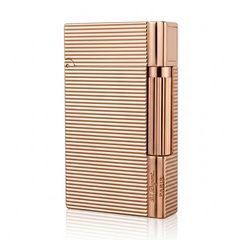 Bật lửa Dupont kẻ ngang viền dọc vàng hồng D212