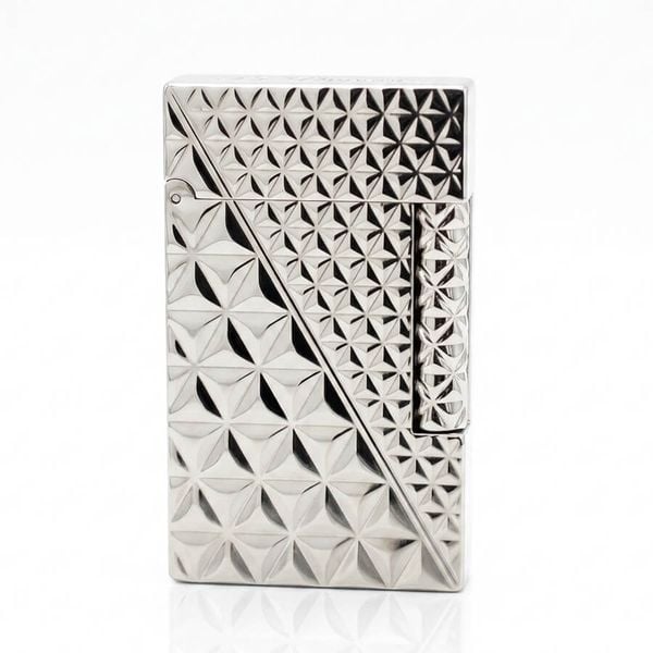 Dupont Xăng Đá Họa Tiết Vân Kim Cương Tam Giác 3D D180-DX