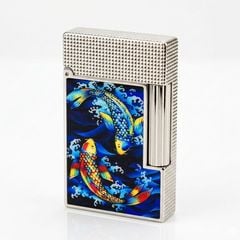 Dupont Hồng Kông Sơn Mài Chủ Đề Cá Koi D134