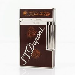 Dupont Hồng Kông Sơn Mài Đỏ Nhũ Chữ Chéo D07