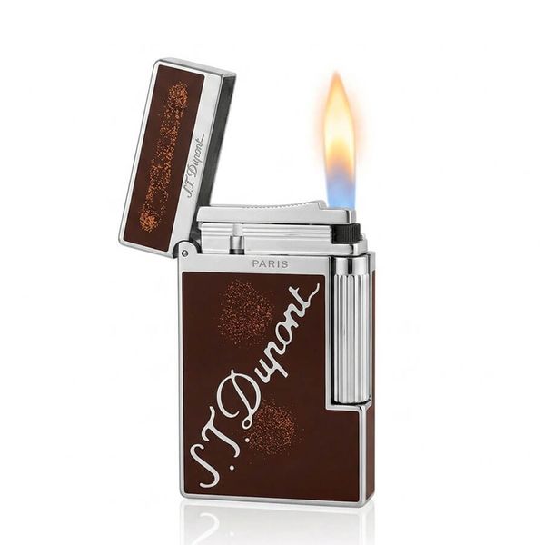 Dupont Hồng Kông Sơn Mài Đỏ Nhũ Chữ Chéo D07