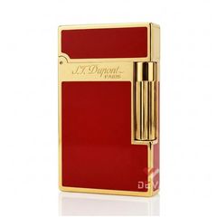 Dupont Xăng Đá 1 Lỗ Sơn Mài Đỏ D61-DX