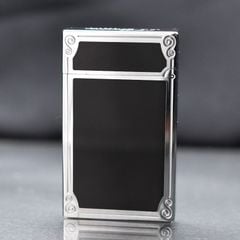 Dupont Sơn Mài Đen Viền Hoa Văn Phục Hưng Cổ Điển D195