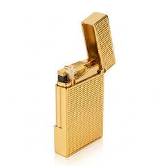 Dupont Xăng Đá Họa Tiết Vân Kim Cương Nhỏ Khiên Khắc LOGO Chữ D D144-DX