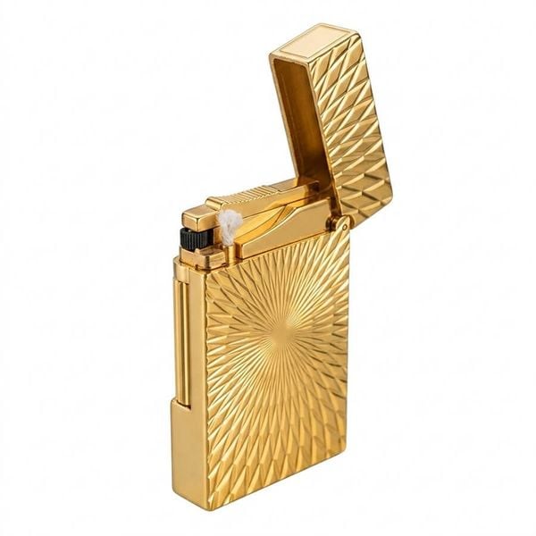 Dupont Xăng Đá 1 Lỗ Hoa Văn Ảo Giác 3D D39-DX