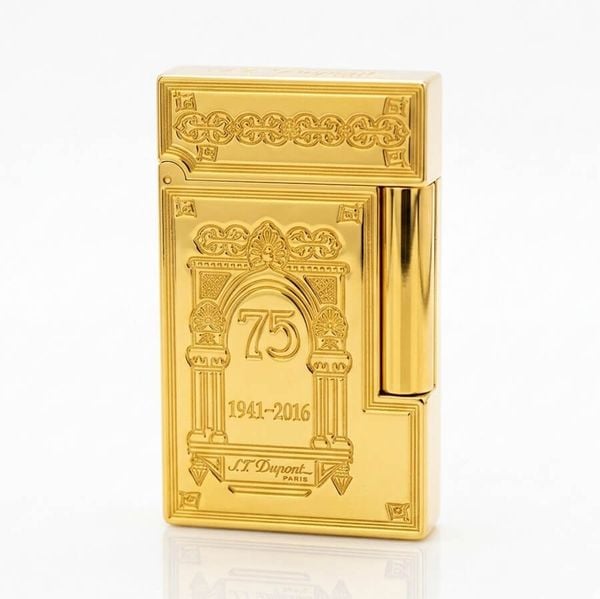 Dupont Xăng Đá Khắc Chìm Hoa Văn Maharaja Kỷ Niệm 75 Năm D209-DX