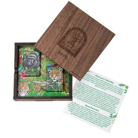 Set Zippo rừng xanh Forest Z345