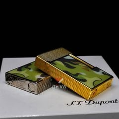 Dupont Hồng Kông Sơn Mài Hoa Văn Nguỵ Trang Camo Ngọn Lửa D206