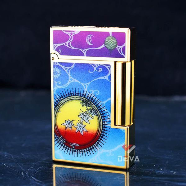 Dupont Hồng Kông Sơn Mài 2 Lửa Chủ Đề With The Row Sun D2C10