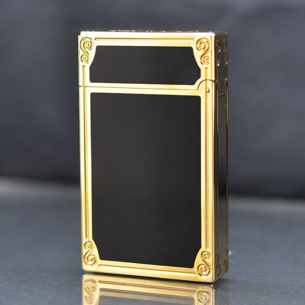 Dupont Sơn Mài Đen Viền Hoa Văn Phục Hưng Cổ Điển D195