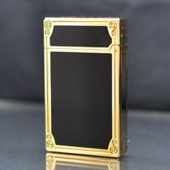 Dupont Sơn Mài Đen Viền Hoa Văn Phục Hưng Cổ Điển D195