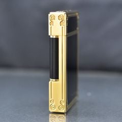 Dupont Sơn Mài Đen Viền Hoa Văn Phục Hưng Cổ Điển D195