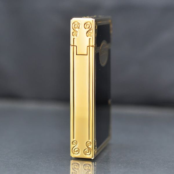 Dupont Sơn Mài Đen Viền Hoa Văn Phục Hưng Cổ Điển D195