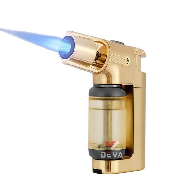 Bật lửa gas Jobon khò 1 tia bình chứa gas lộ thiên kèm đục cigar chuyên dụng ZB 505