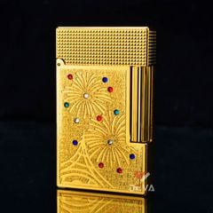 Dupont Hồng Kông Đính Đá Quý Chủ Đề Pháo Hoa Tại Tháp Eiffel Và Khải Hoàn Môn Paris D207