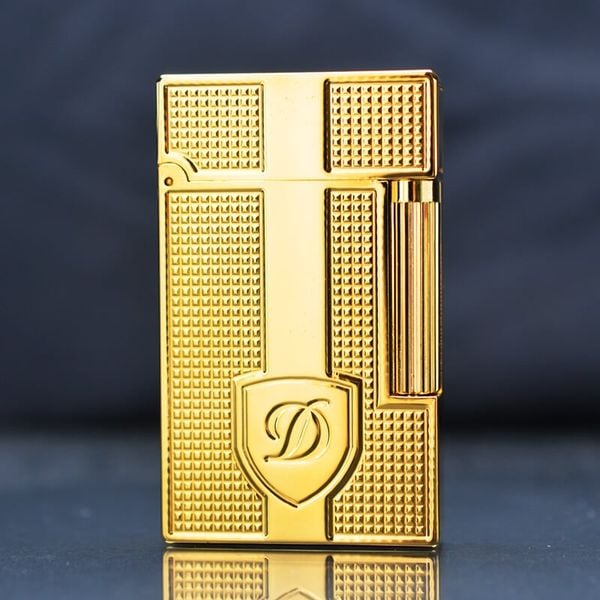 Dupont Họa Tiết Vân Kim Cương Nhỏ Khiên Khắc LOGO Chữ D D144
