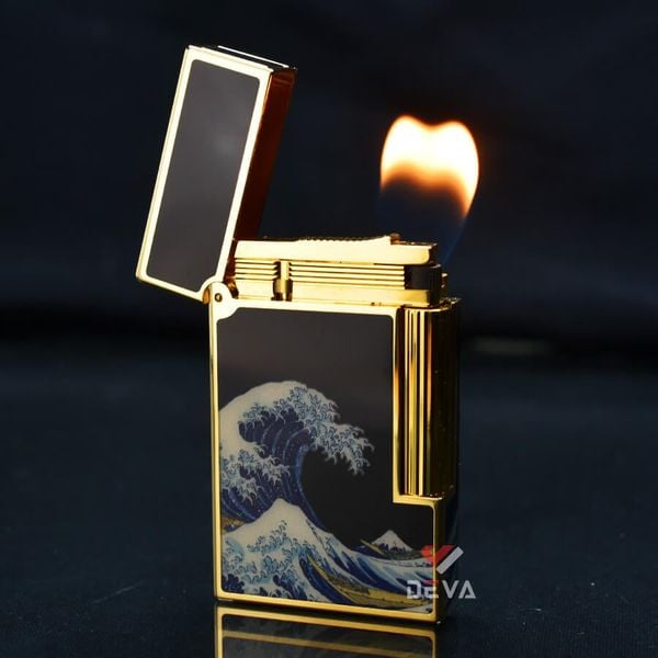 Dupont Hồng Kông Sơn Mài Chủ Đề Bức Tranh Sóng Lừng Ở Kanagawa D213