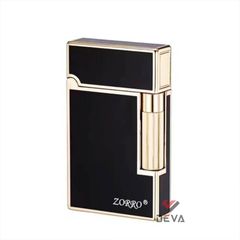 Bật lửa xăng đá chính hãng Zorro tay đánh đá ngang các mẫu Series Z612
