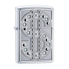 Zippo Ốp Emblem Bling Nạm Kim Cương Z357