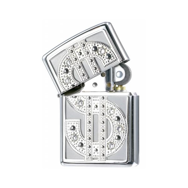 Zippo Ốp Emblem Bling Nạm Kim Cương Z357