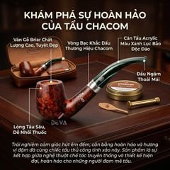 Tẩu Chacom cán xanh Noel N42D