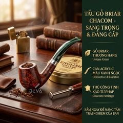 Tẩu Chacom cán xanh Noel N42D