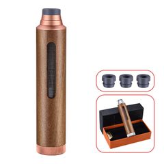 Gạt tàn thuốc lá di động vỏ gỗ cầm tay cho xe ô tô H015