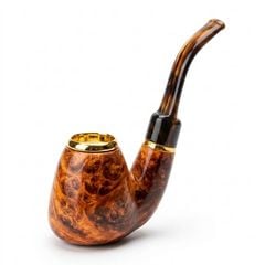 Tẩu hút Xì Gà gỗ cẩm lông chuột đế đứng cán sừng Freesize TS17