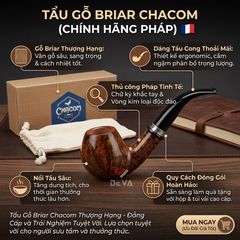 Tẩu gỗ thạch nam chính hãng Chacom 214