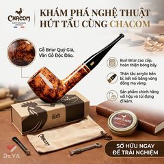 Mẫu tẩu gỗ thạch nam Chacom Club N127