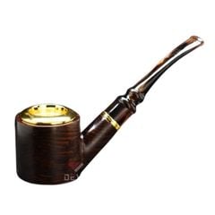 Tẩu thân gỗ cán sừng lõi thép Freesize TS22