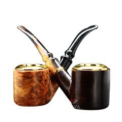 Tẩu thân gỗ cán sừng lõi thép Freesize TS22