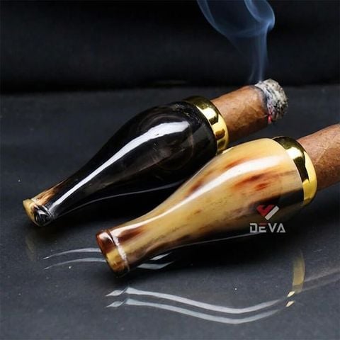 Tẩu Cigar cao cấp cán sừng Freesize TS02-1