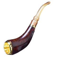 Tẩu Xì Gà gỗ cẩm cán sừng dáng thẳng Freesize TS18