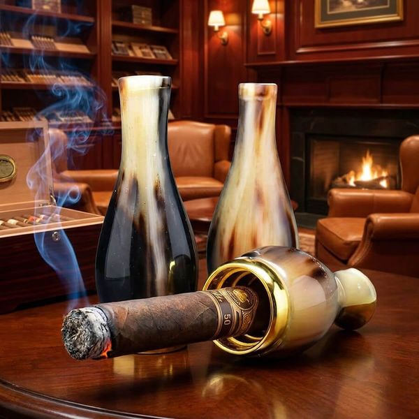 Tẩu Cigar cao cấp cán sừng Freesize TS02-1