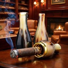 Tẩu Cigar cao cấp cán sừng Freesize TS02-1