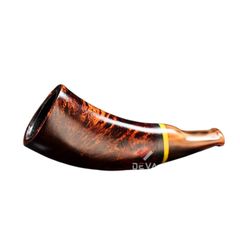 Tẩu gỗ thân ngang cán sừng size 40-60 TS30